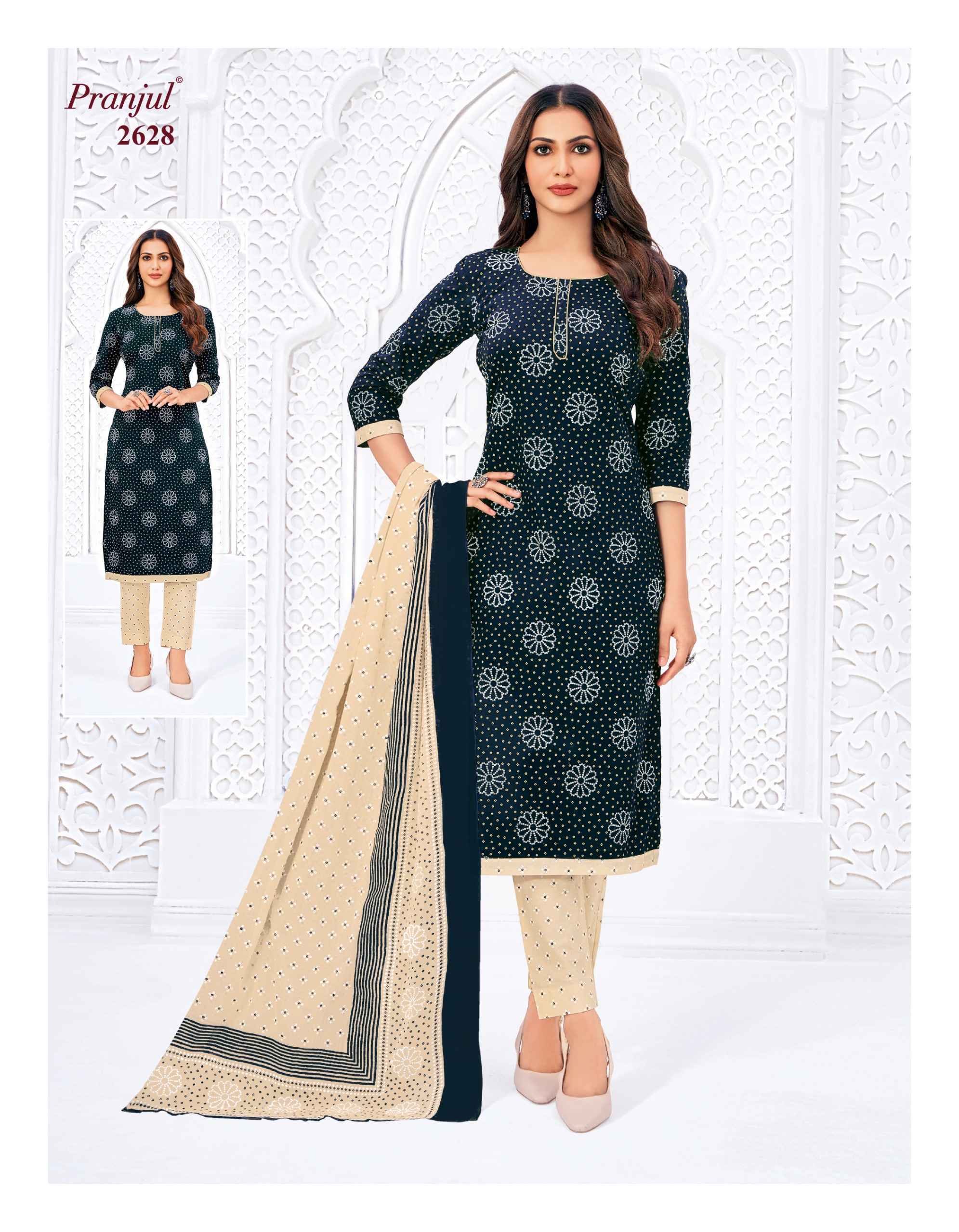 Pranjul Priyanka Vol-26 Cotton Dress Material (36 pcs Catalogue)