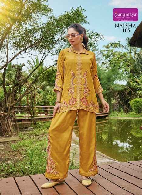 Rangmaya Naisha Chinon Co Ord Set (6 pcs Catalogue)