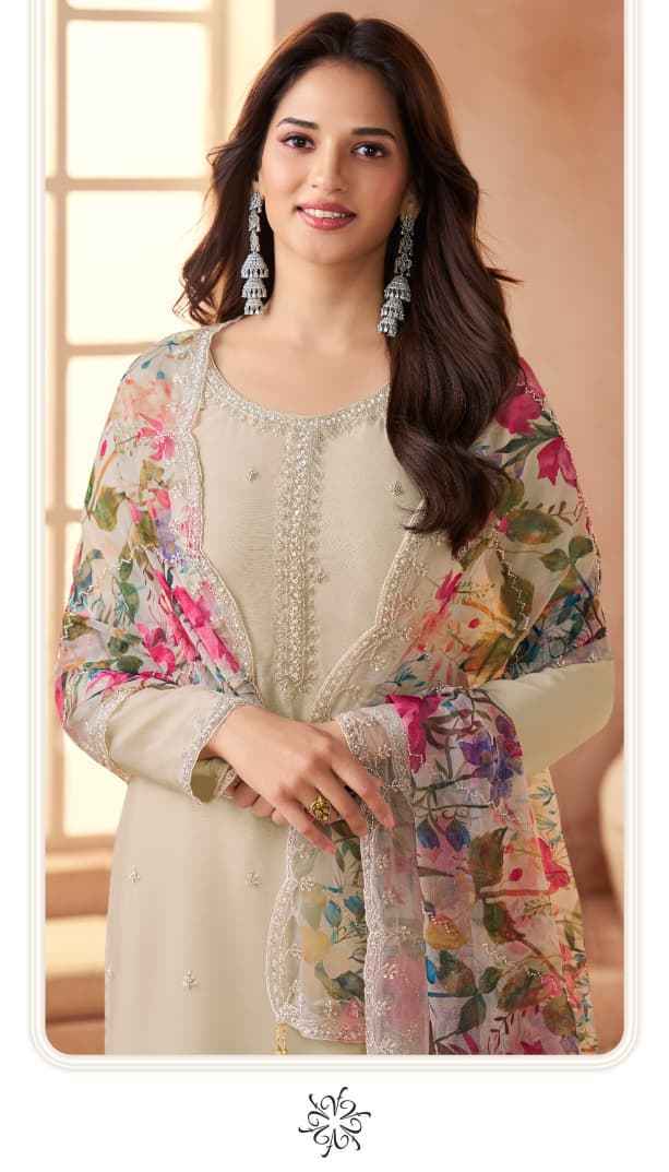 Vinay Fashion Kuleesh Anmol Organza Dress Material 4 pcs Catalogue