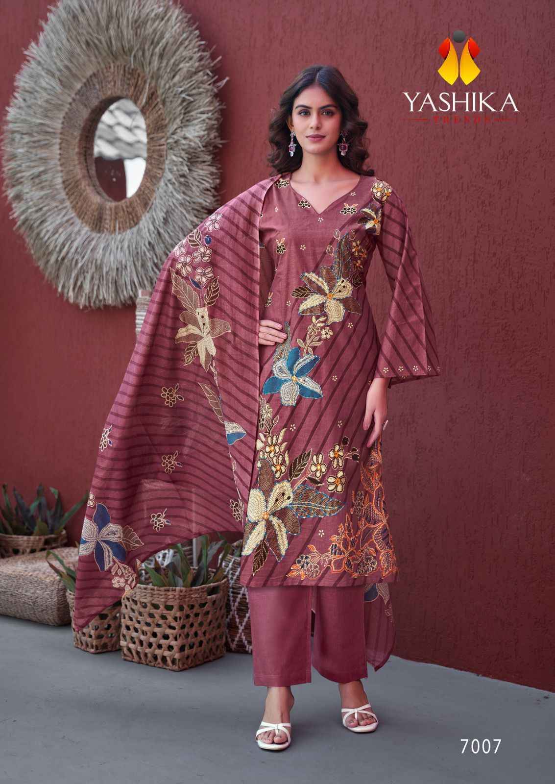 Yashika Trends Dua Vol-7 Cotton Dress Material (8 pcs Catalogue)
