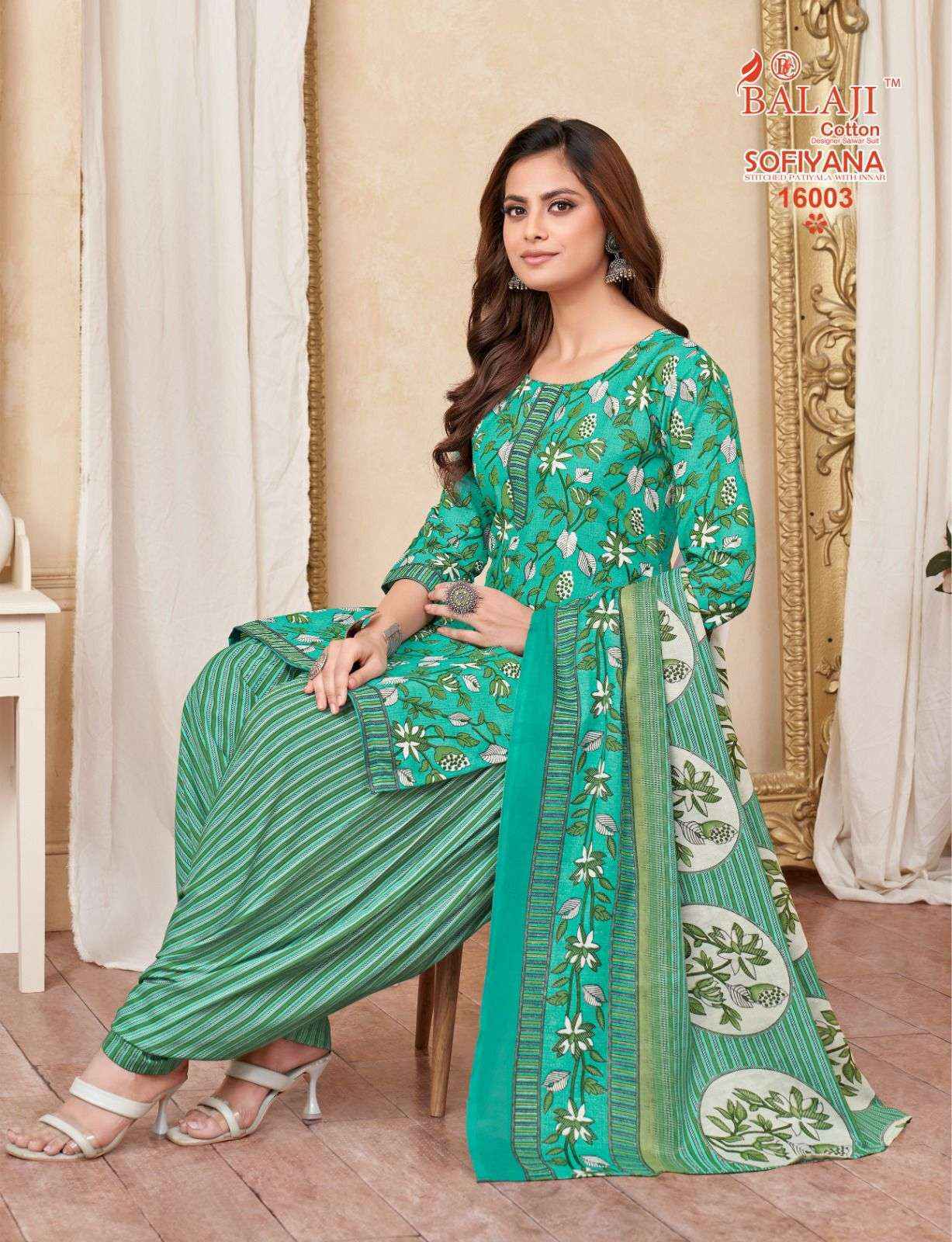 Balaji Sofiyana Vol 16 Readymade Cotton Dress 12 pcs Catalogue