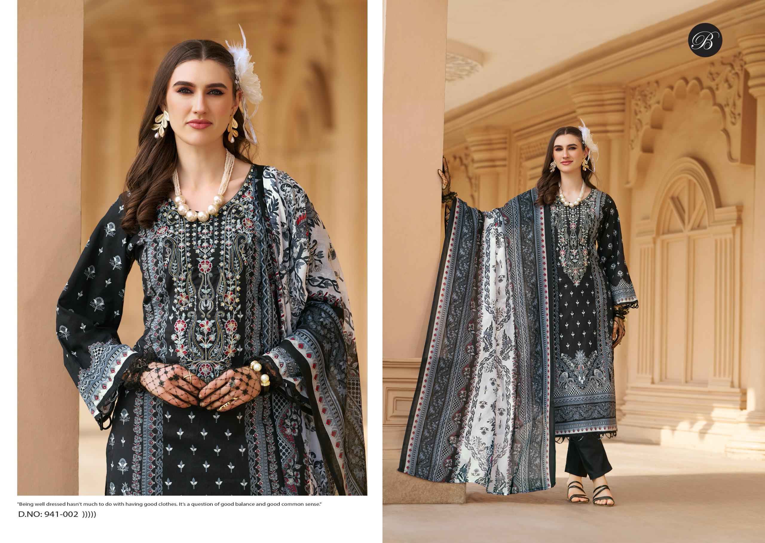 Belliza Naira Vol-129 Cotton Dress Material (8 pcs Cataloge)