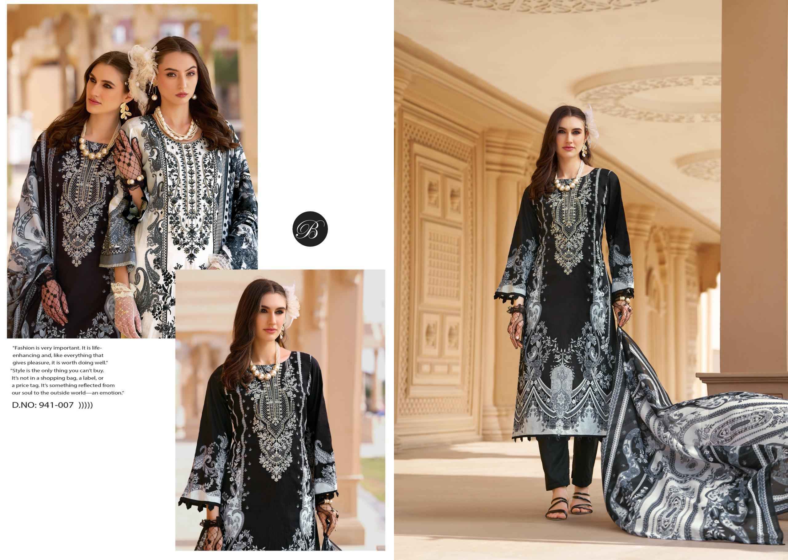 Belliza Naira Vol-129 Cotton Dress Material (8 pcs Cataloge)