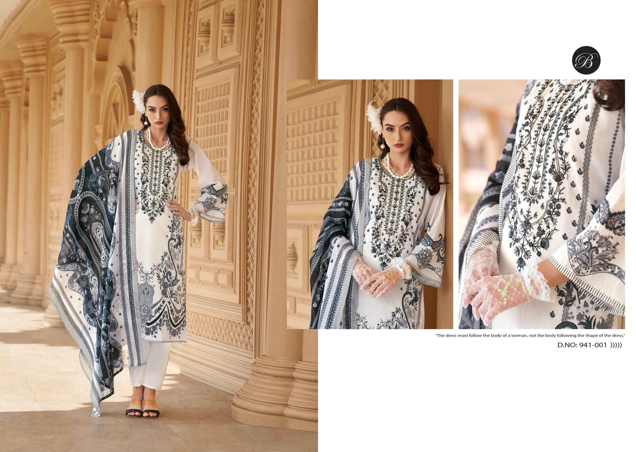 Belliza Naira Vol-129 Cotton Dress Material (8 pcs Cataloge)