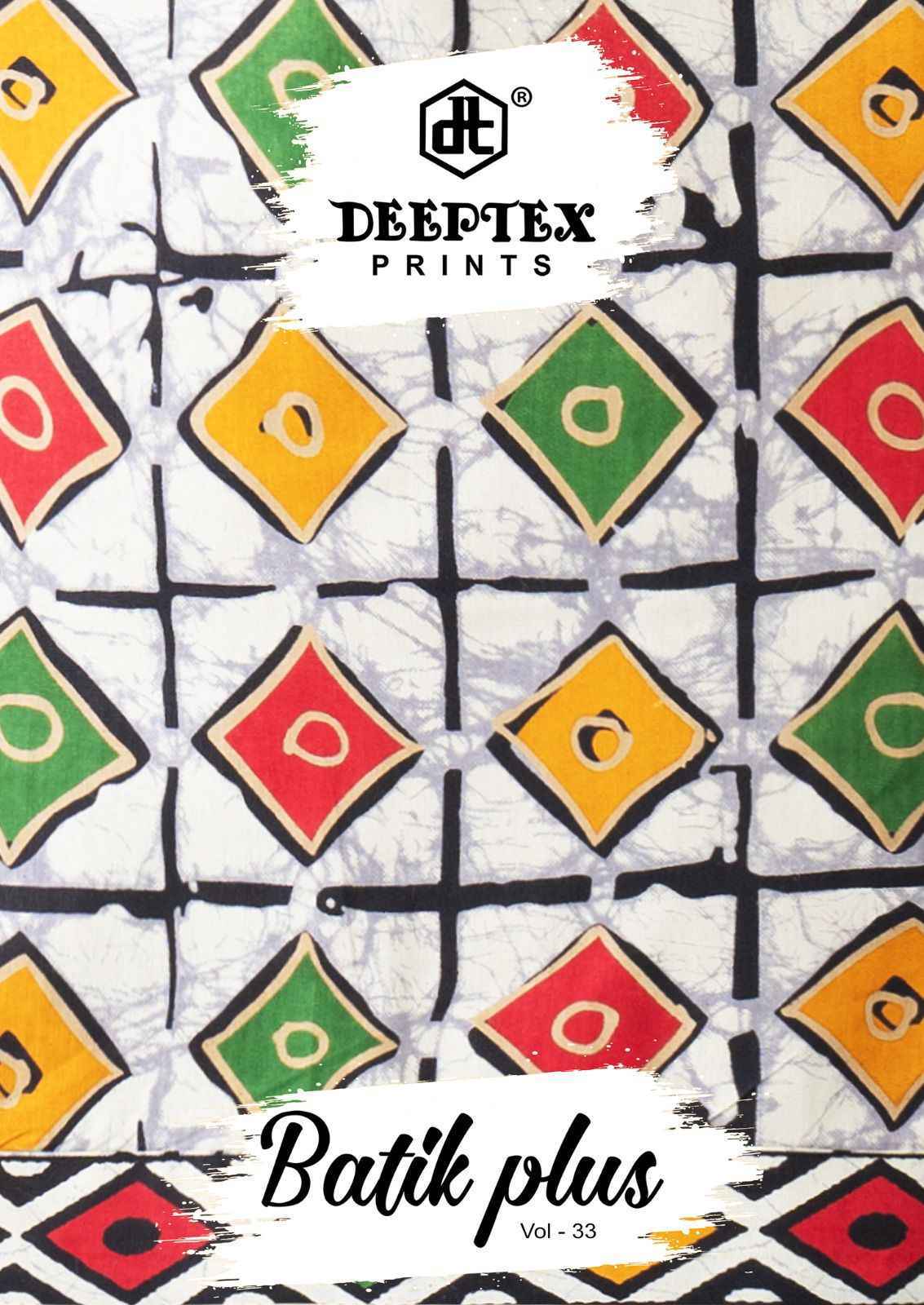 Deeptex Batik Plus Vol-33 Cotton Dress Material (10 pcs Catalogue)