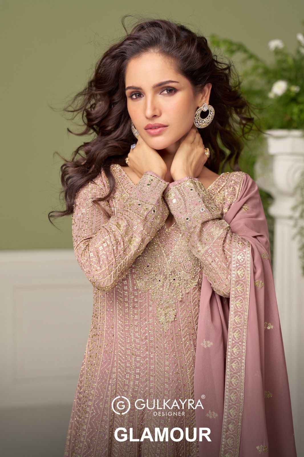 Gulkayra Designer Glamour Georgette Readymade Dress (3 Pcs Catalouge)