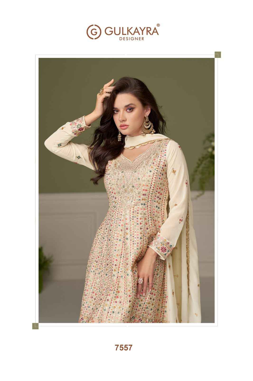 Gulkayra Designer Glamour Georgette Readymade Dress (3 Pcs Catalouge)