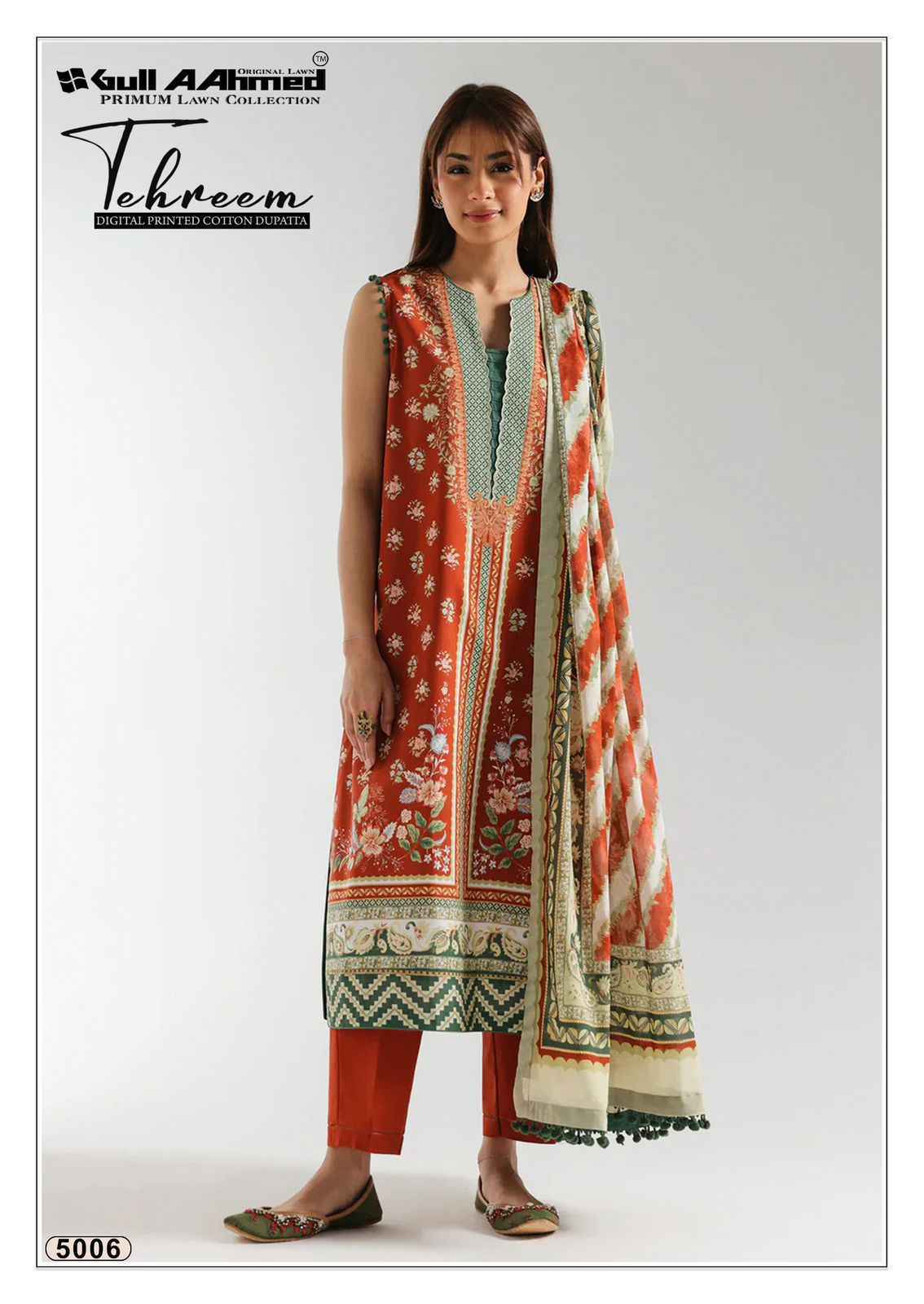 Gull Ahmed Tehreem Vol-5 Cambridge Cotton Dress Material (6 Pc Catalouge)