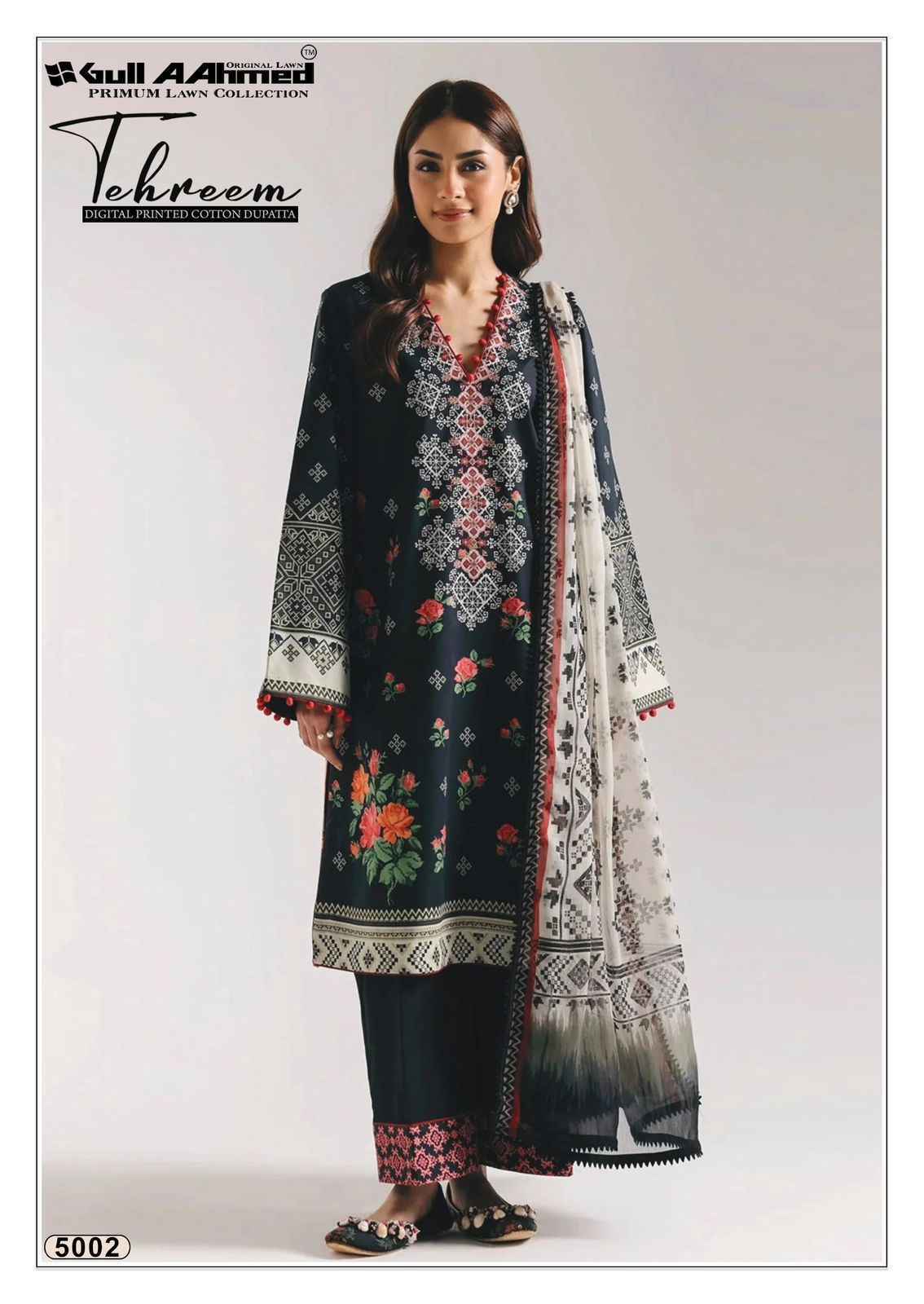 Gull Ahmed Tehreem Vol-5 Cambridge Cotton Dress Material (6 Pc Catalouge)