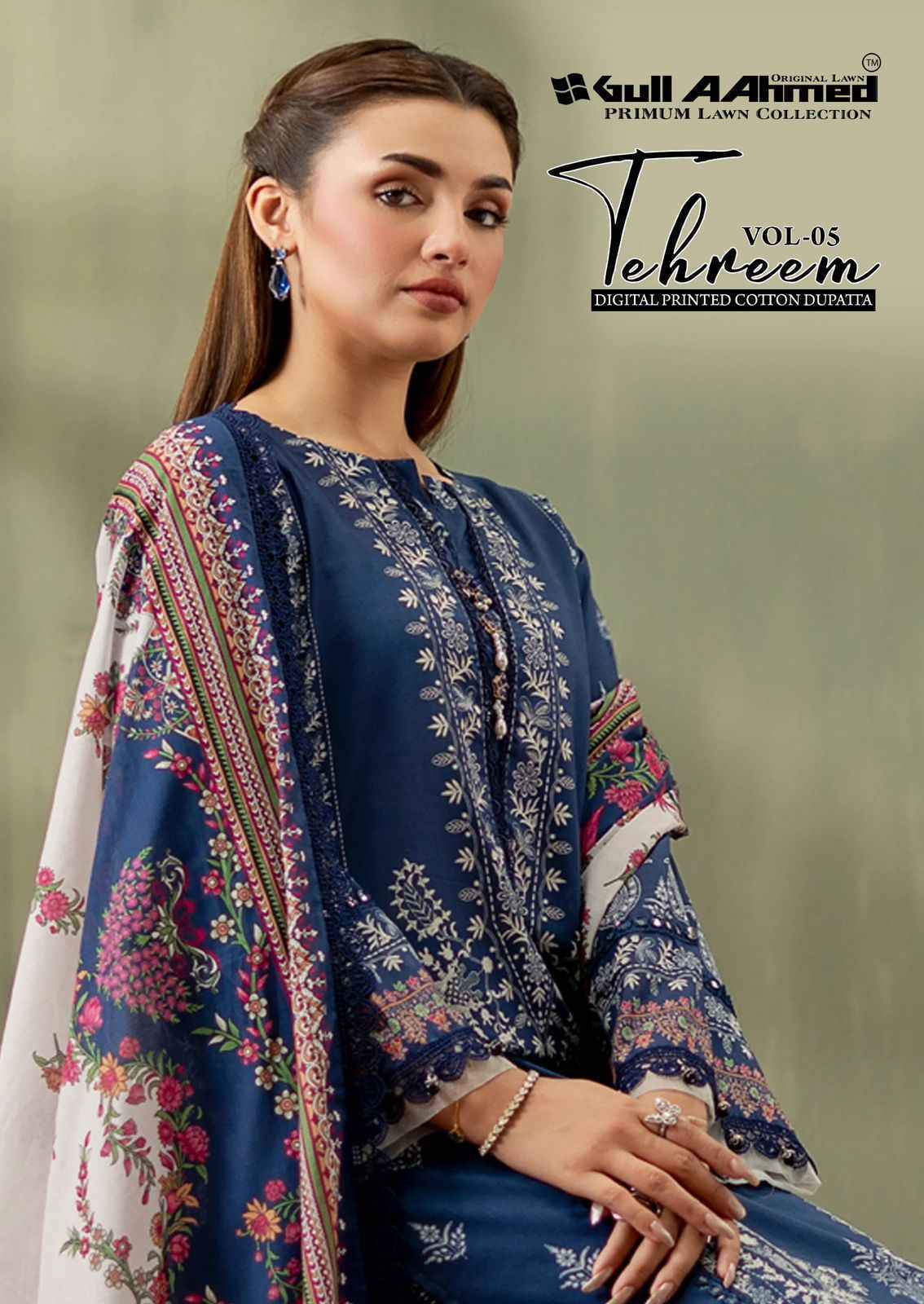 Gull Ahmed Tehreem Vol-5 Cambridge Cotton Dress Material (6 Pc Catalouge)