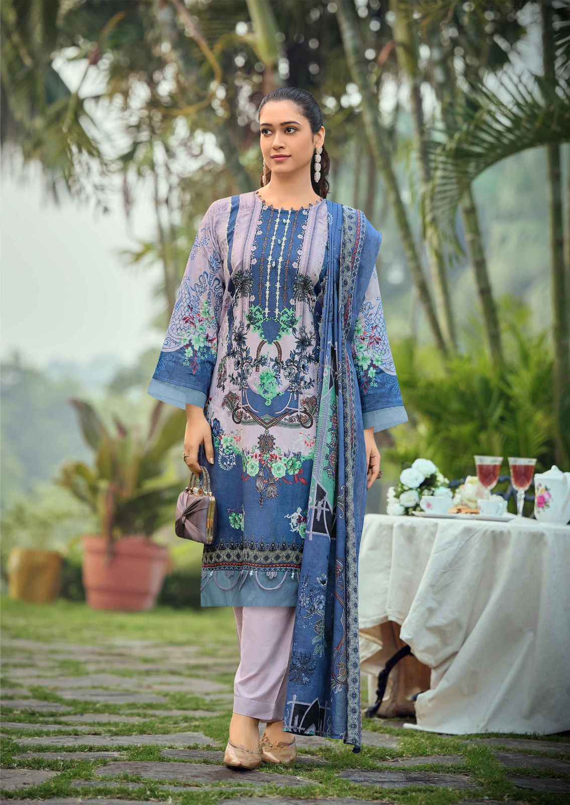 Ishaal Prints Gulmohar Vol-39 Lawn Cotton Dress Material (10 Pc Catalouge)