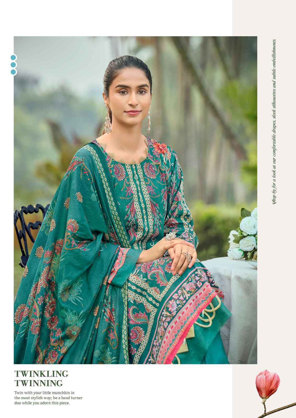Ishaal Prints Gulmohar Vol-39 Lawn Cotton Dress Material (10 Pc Catalouge)
