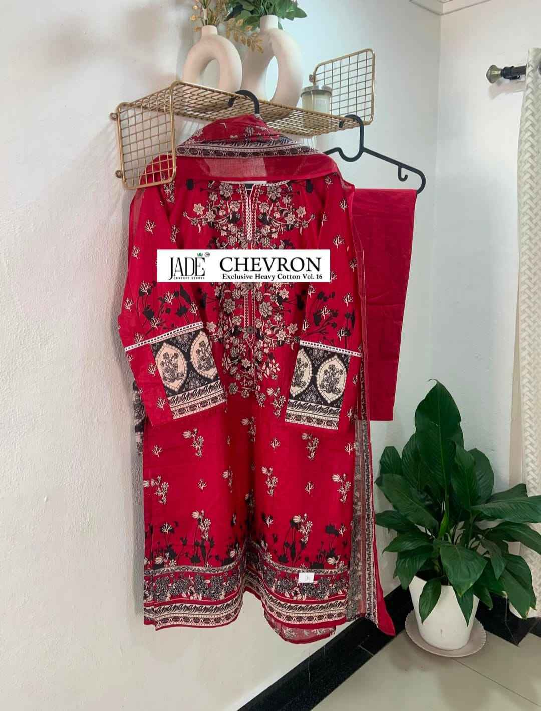 Jade Chevron Vol-16 Readymade Cotton Dress (6 Pc Catalog)