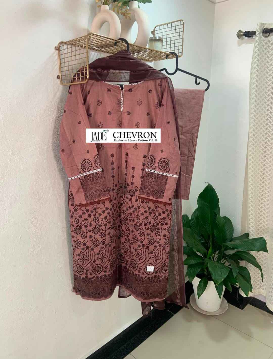 Jade Chevron Vol-16 Readymade Cotton Dress (6 Pc Catalog)