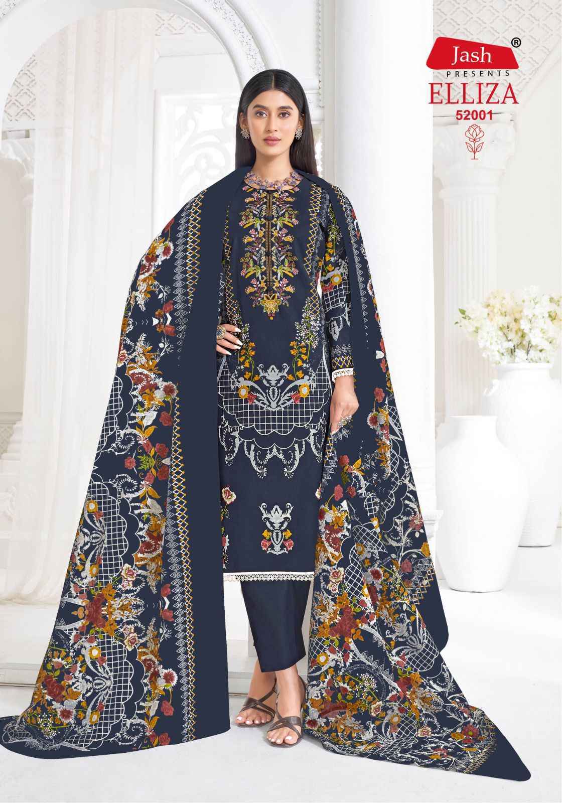 Jash Elliza Vol-52 Cotton Dress Material (10 pcs Catalogue)