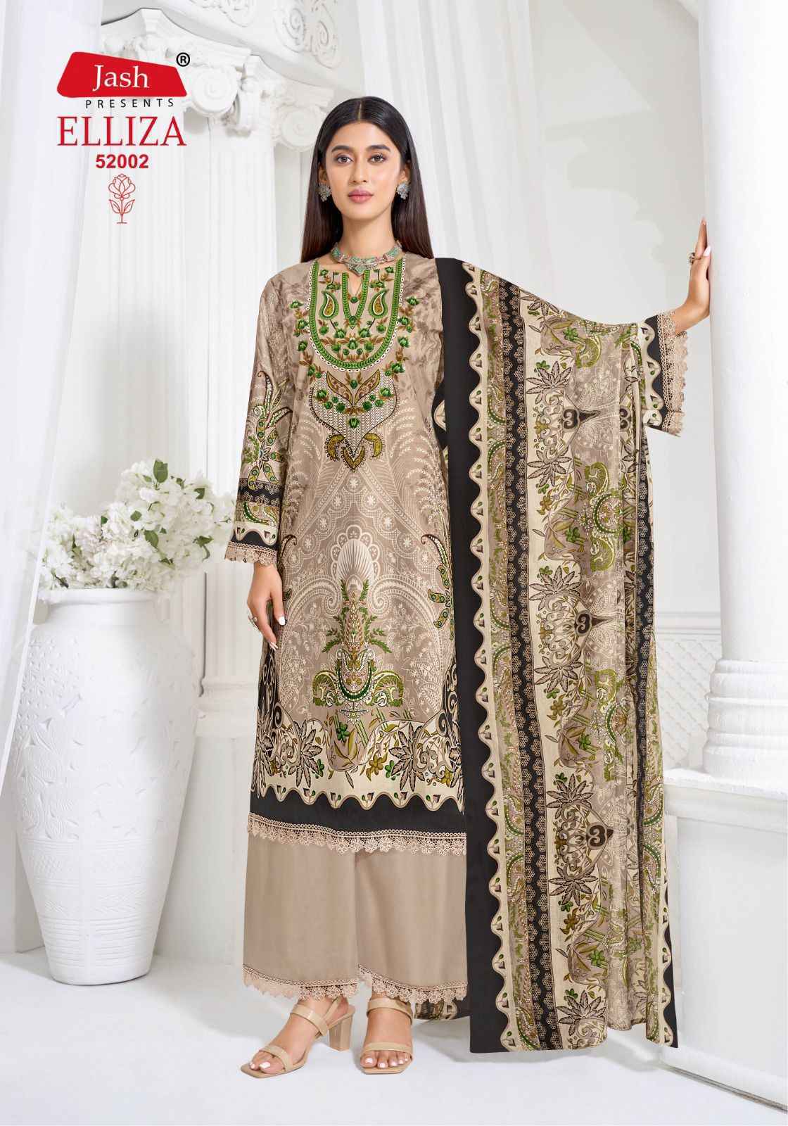 Jash Elliza Vol-52 Cotton Dress Material (10 pcs Catalogue)