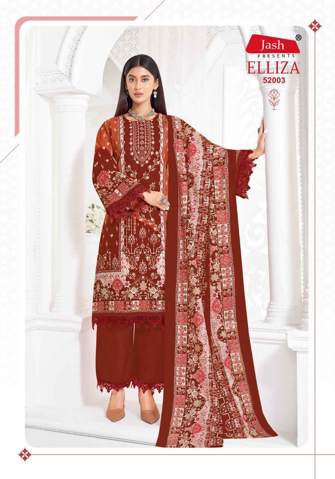 Jash Elliza Vol-52 Cotton Dress Material (10 pcs Catalogue)