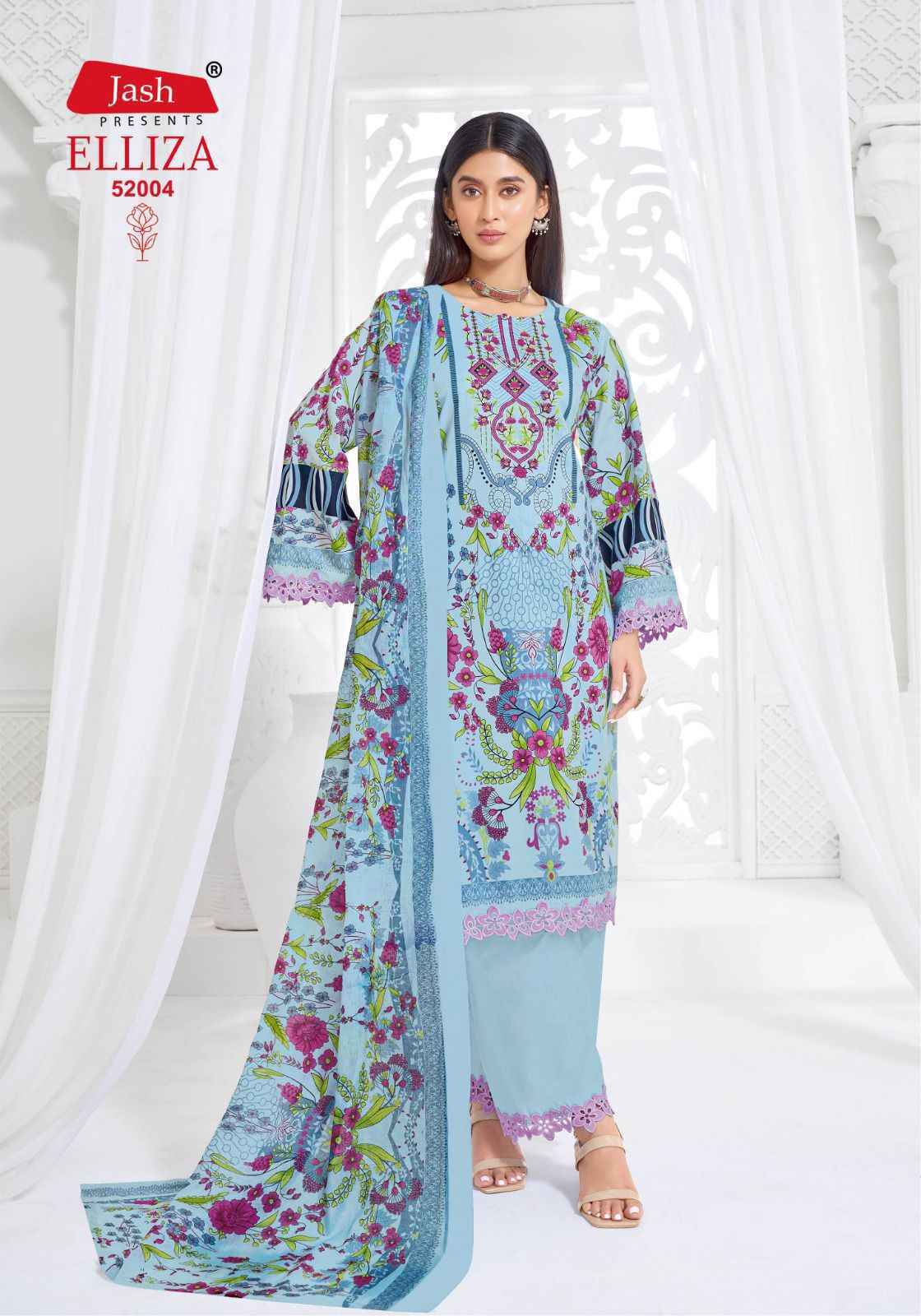 Jash Elliza Vol-52 Cotton Dress Material (10 pcs Catalogue)