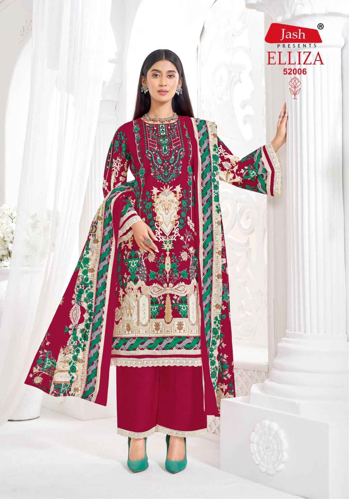 Jash Elliza Vol-52 Cotton Dress Material (10 pcs Catalogue)