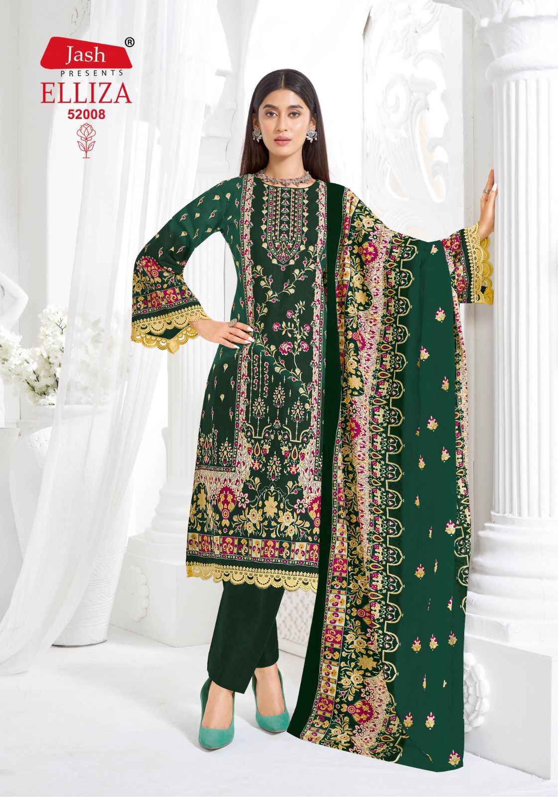 Jash Elliza Vol-52 Cotton Dress Material (10 pcs Catalogue)