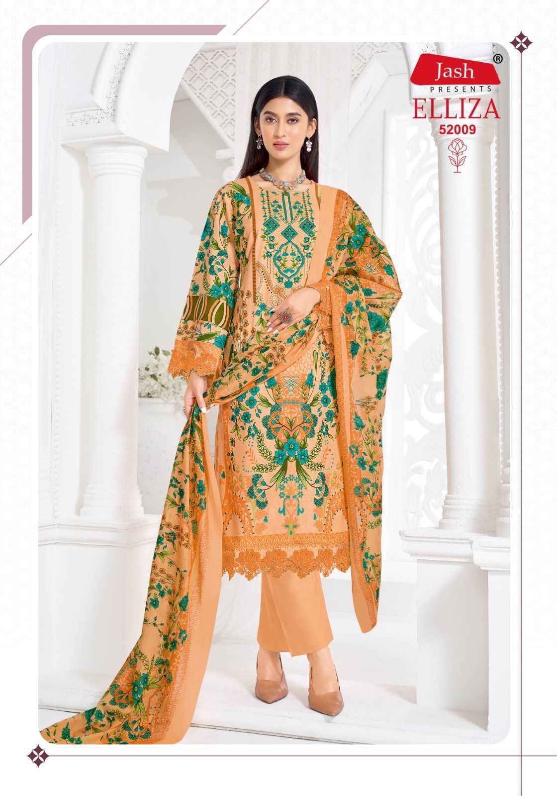 Jash Elliza Vol-52 Cotton Dress Material (10 pcs Catalogue)