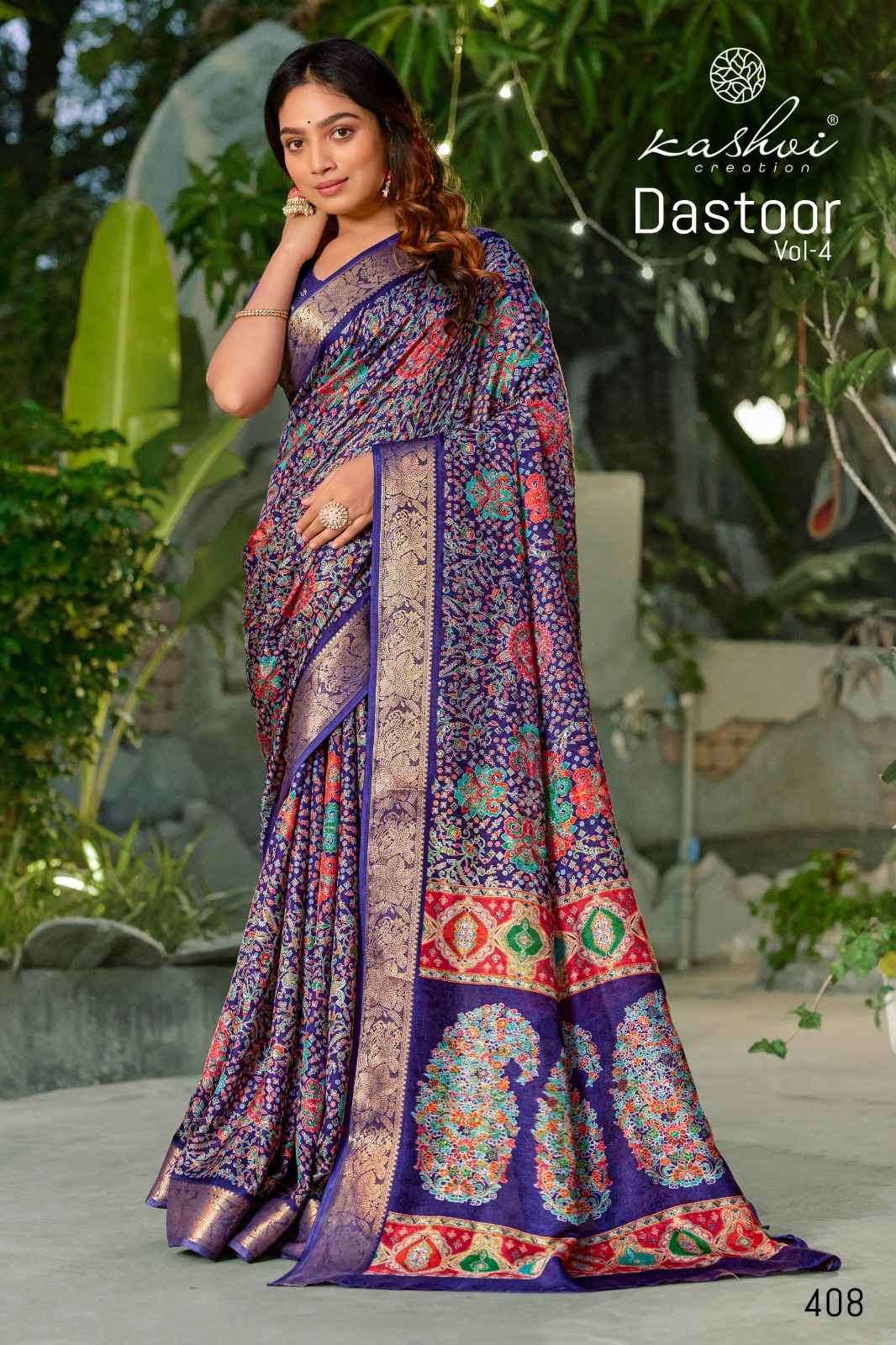 Kashvi Dastoor Vol-4 Viscose Saree (8 pcs Catalogue)