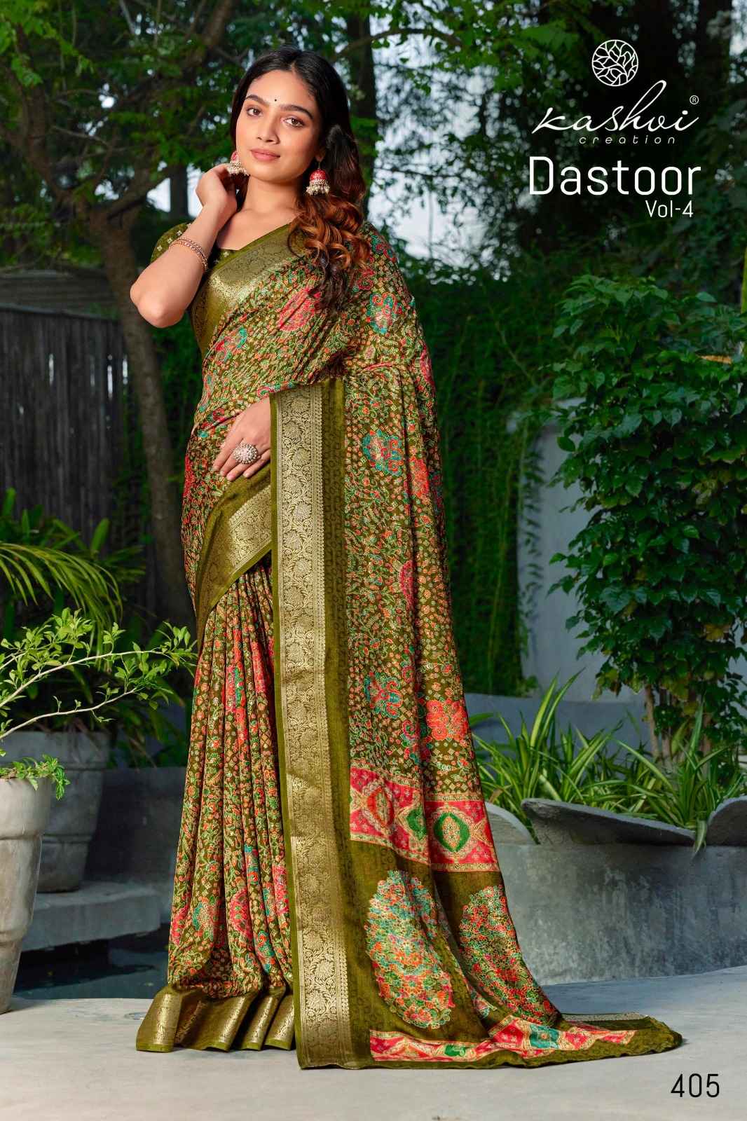 Kashvi Dastoor Vol-4 Viscose Saree (8 pcs Catalogue)