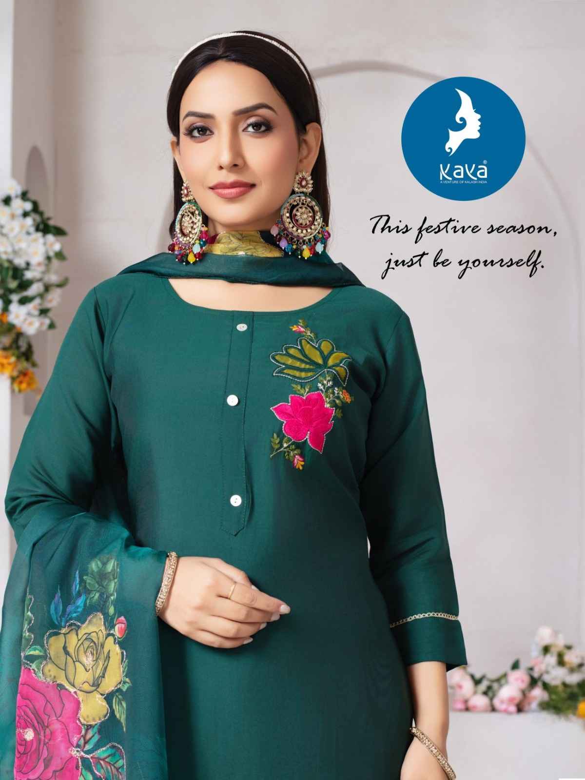 Kaya Jiana Roman Readymade Suit (6 pcs Catalogue)