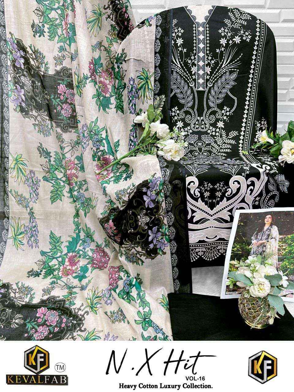 Keval Fab Nx Hit Vol-16 Cotton Dress Material (10 pcs Catalogue)