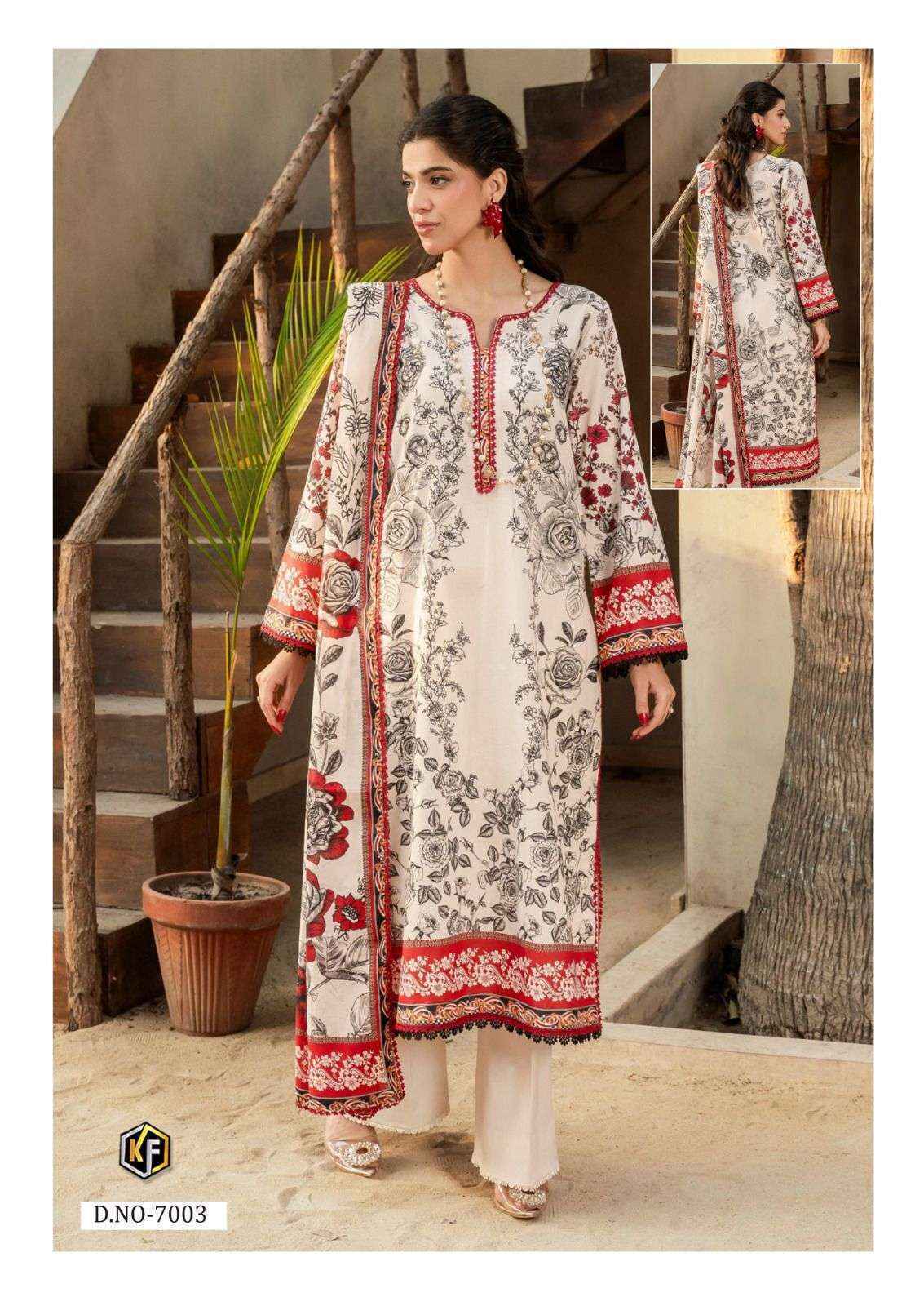 Keval Fab Qurbat Nx Vol-7 Cotton Readymade Dress (6 pc Cataloge)