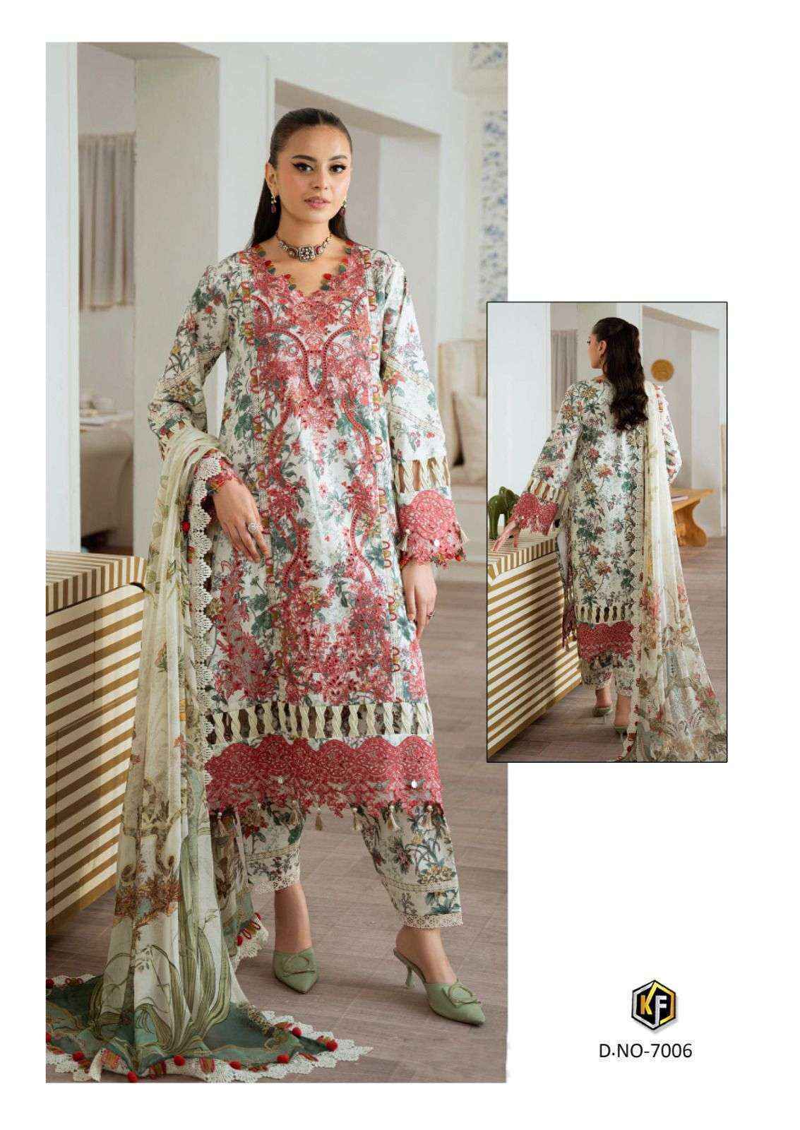 Keval Fab Qurbat Nx Vol-7 Cotton Readymade Dress (6 pc Cataloge)