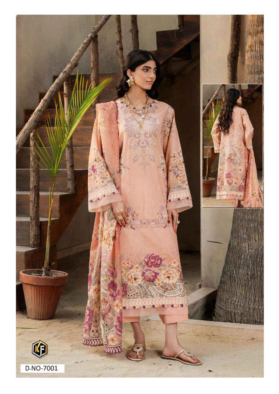 Keval Fab Qurbat Nx Vol-7 Cotton Readymade Dress (6 pc Cataloge)
