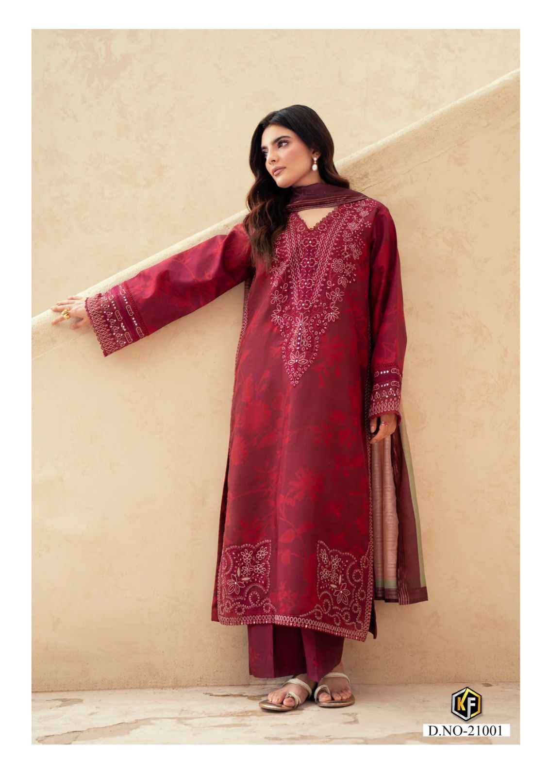Keval Fab Sobia Nazir Vol-21 Cotton Dress Material (6 pcs Cataloge)