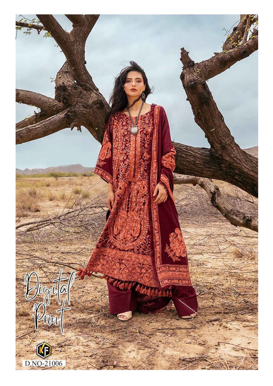 Keval Fab Sobia Nazir Vol-21 Cotton Dress Material (6 pcs Cataloge)