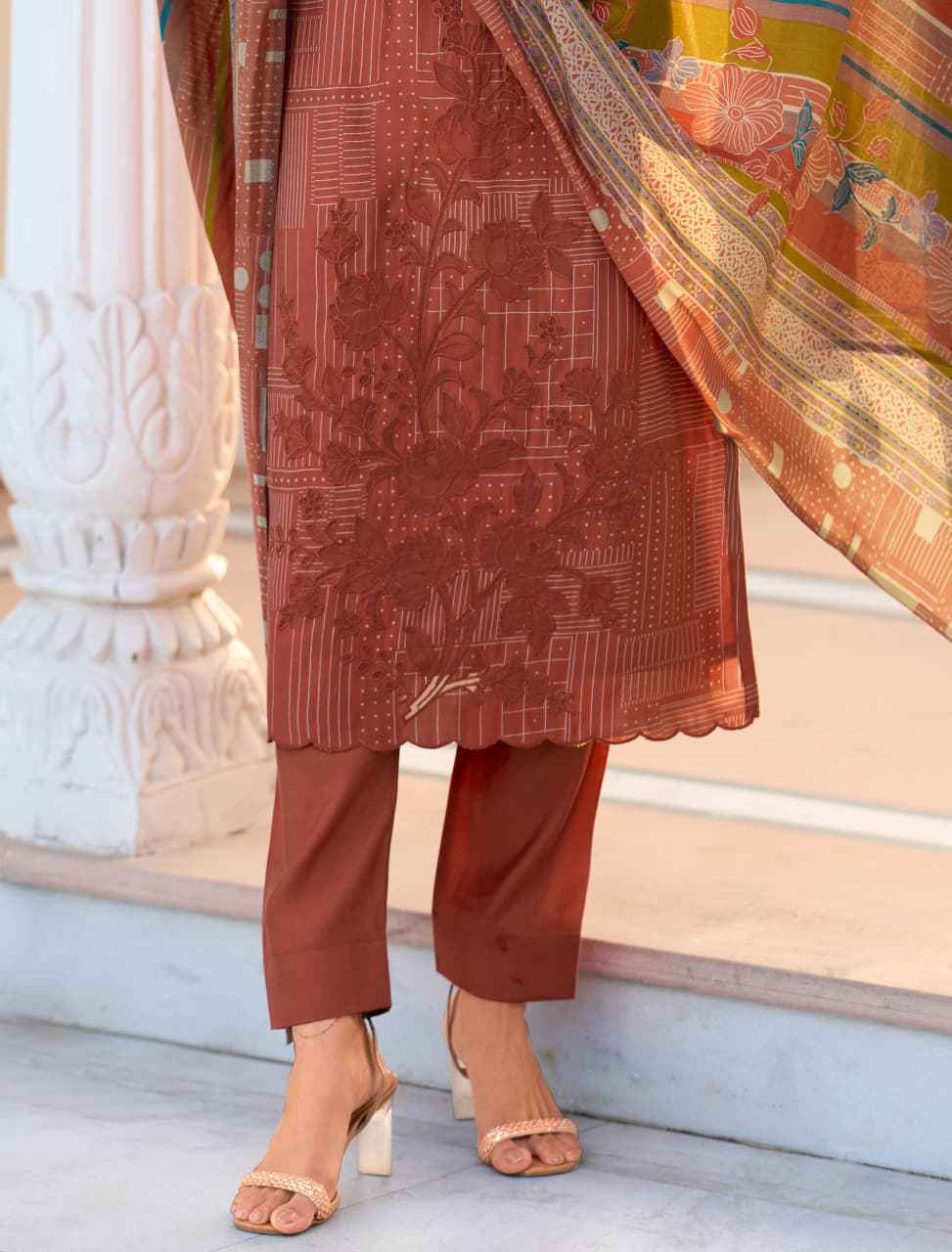 Kilory Trends Queen Modal Silk Dress Material (6 pcs Catalogue)