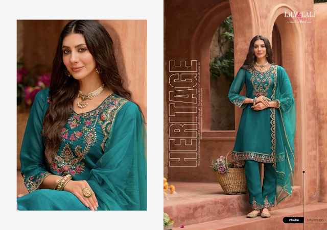 Lily & Lali Romania Readymade Silk Dress (4 pcs Catalogue)