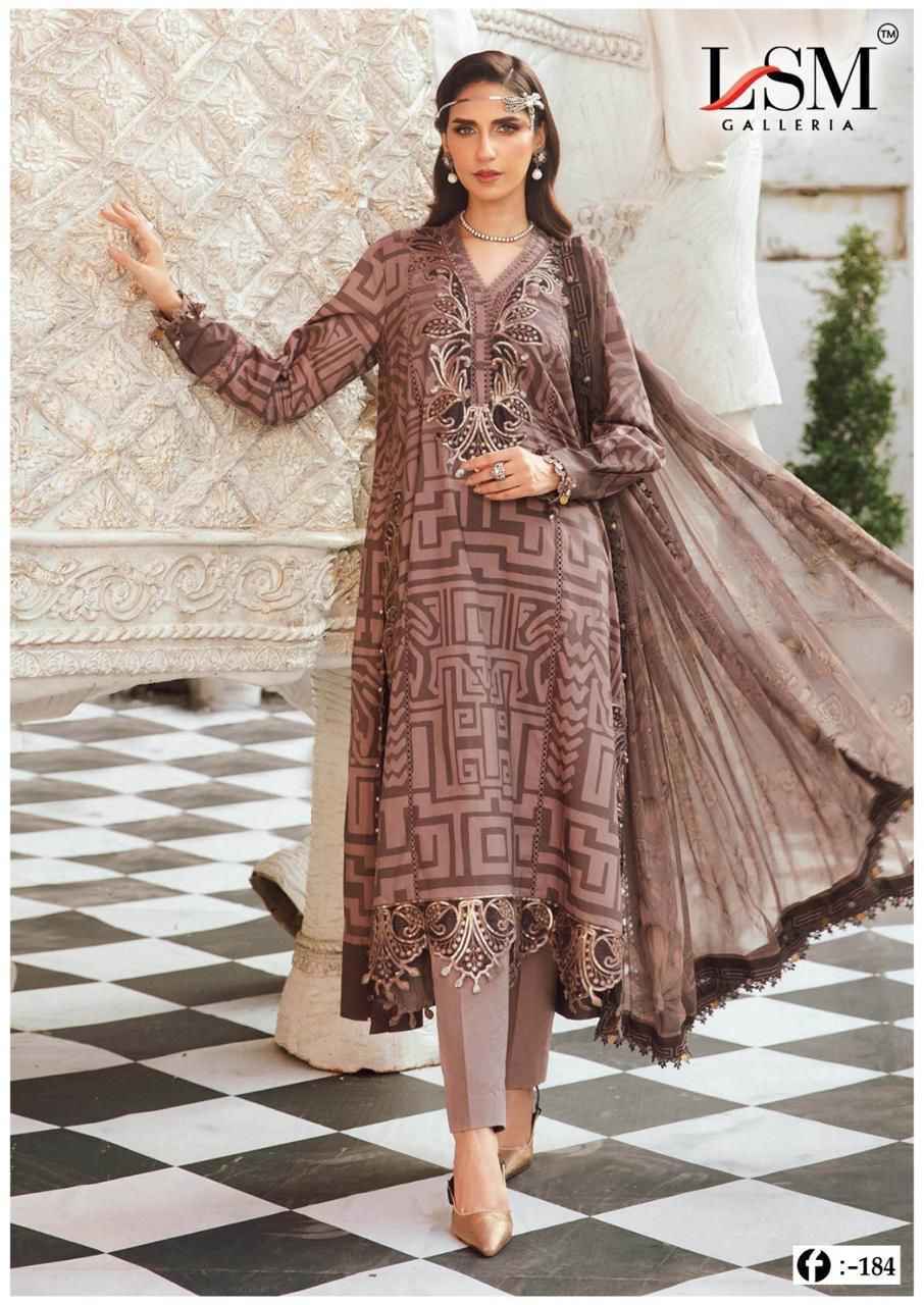 LSM Galleria Firdous Queen Lawn Vol 18 Readymade Lawn Cotton Dress 6 pcs Catalogue