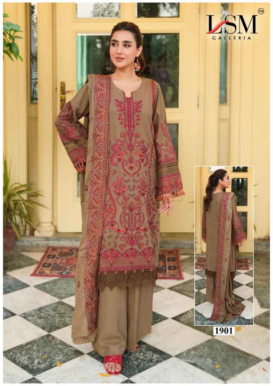 LSM Galleria Parian Dream Vol-19 Lawn Dress Material (6 pcs Catalogue)