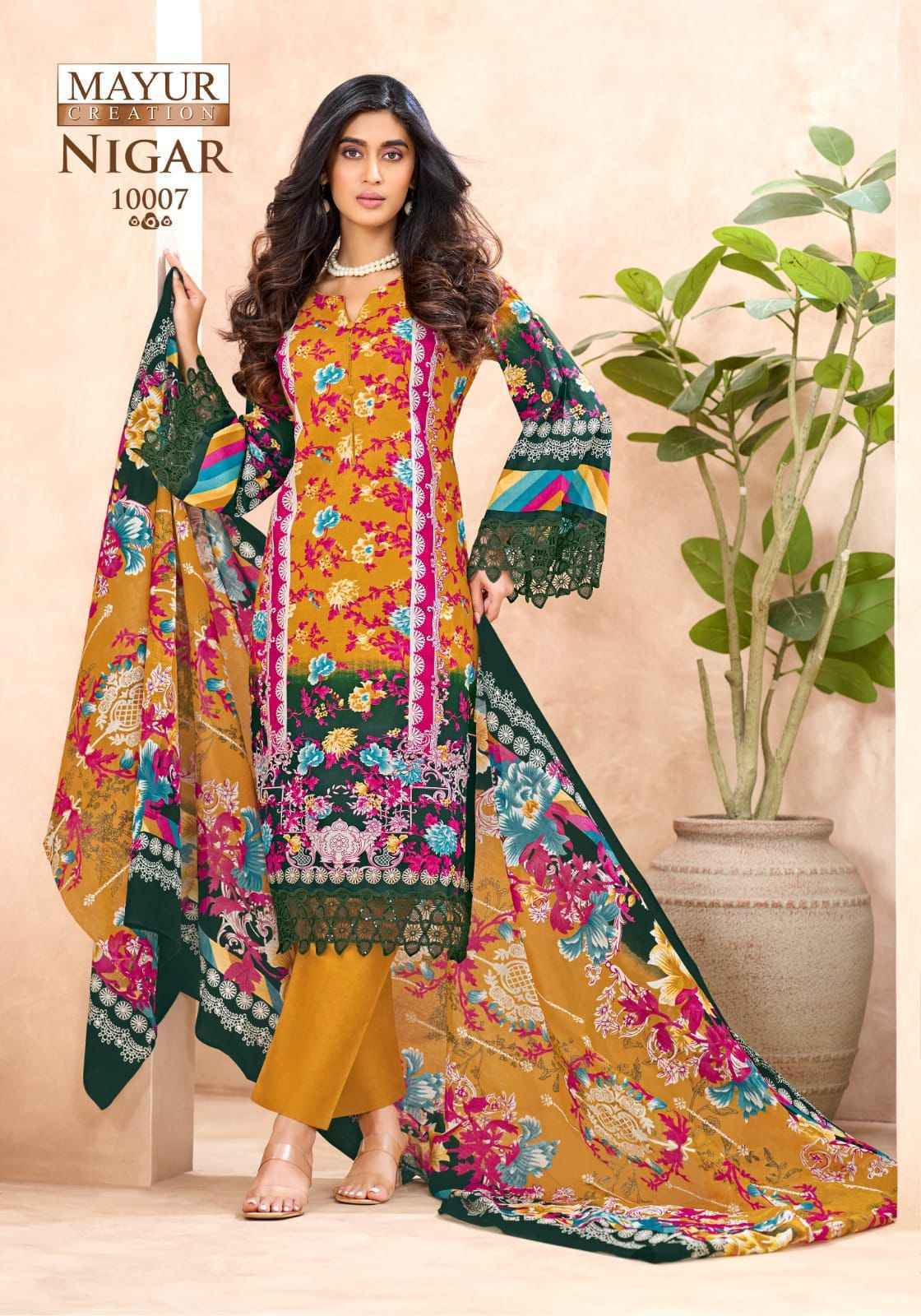 Mayur Creation Nigar Vol-10 Cotton Dress Material (8 pcs Catalogue)