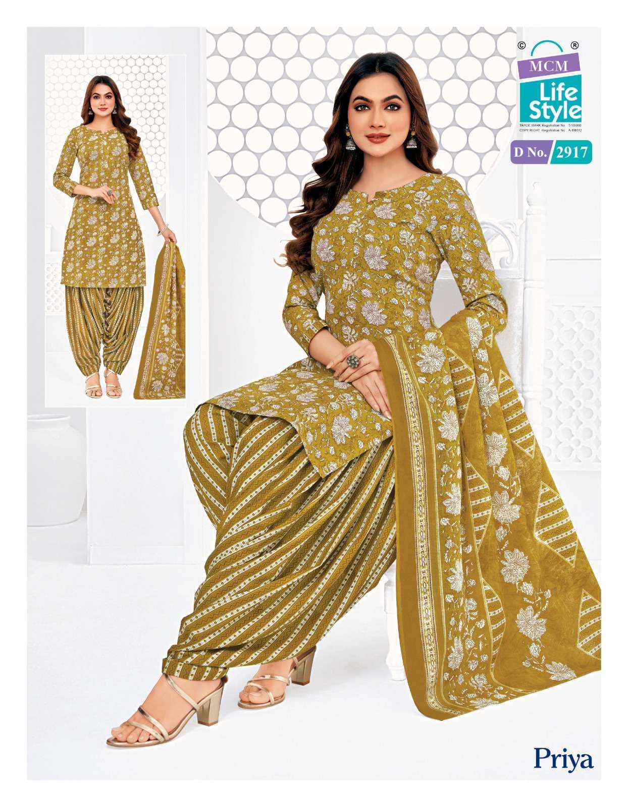 MCM Lifestyle Priya Vol 29 Readymade Cotton Dress 24 pcs Catalogue