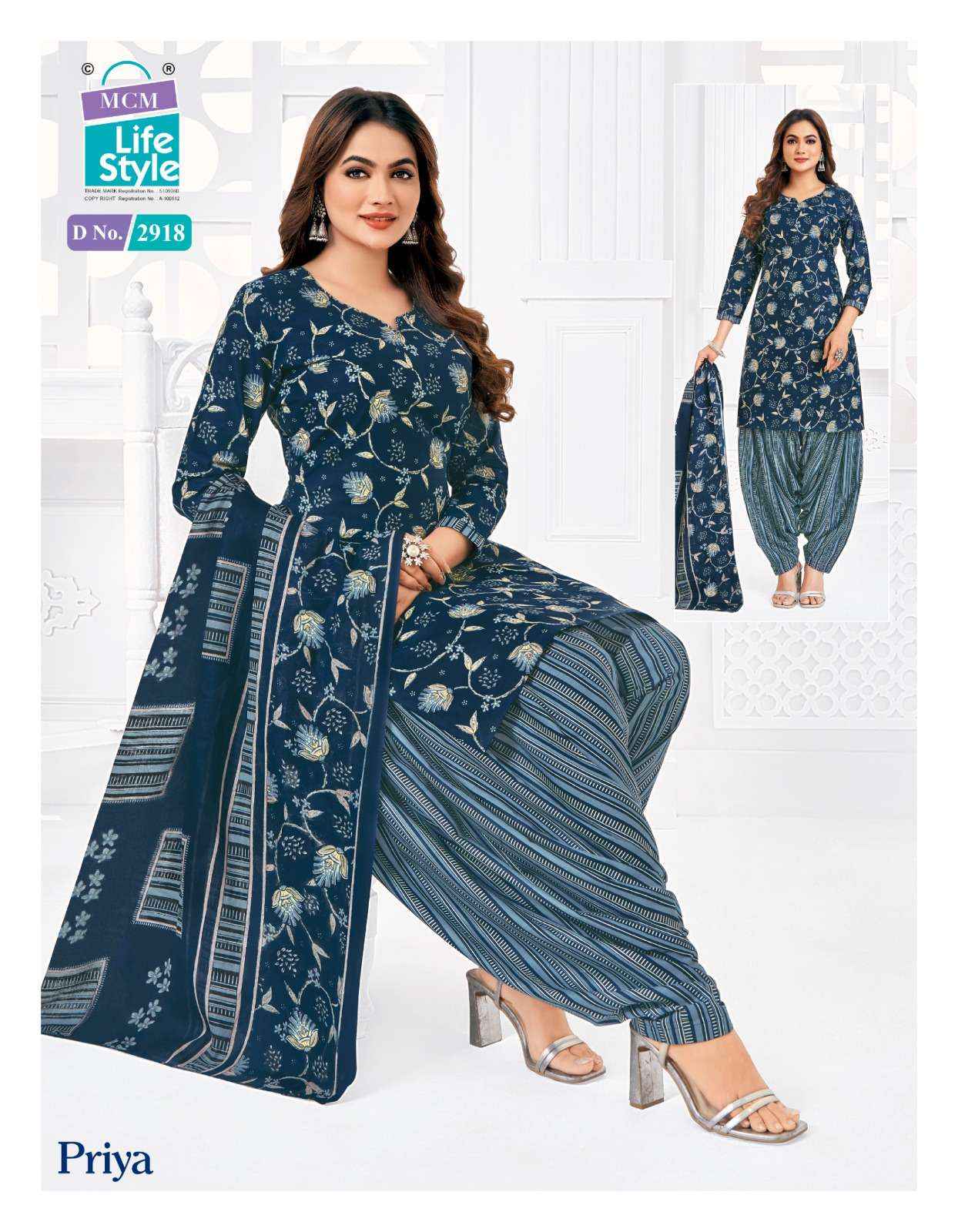 MCM Lifestyle Priya Vol 29 Readymade Cotton Dress 24 pcs Catalogue