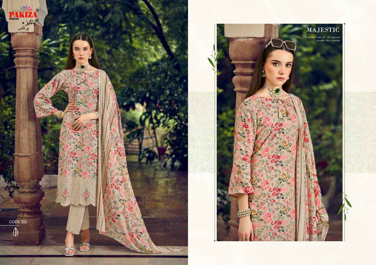 Pakiza Prints Nawazish Vol-3 Lawn Cotton Dress Material (4 pcs Catalogue)