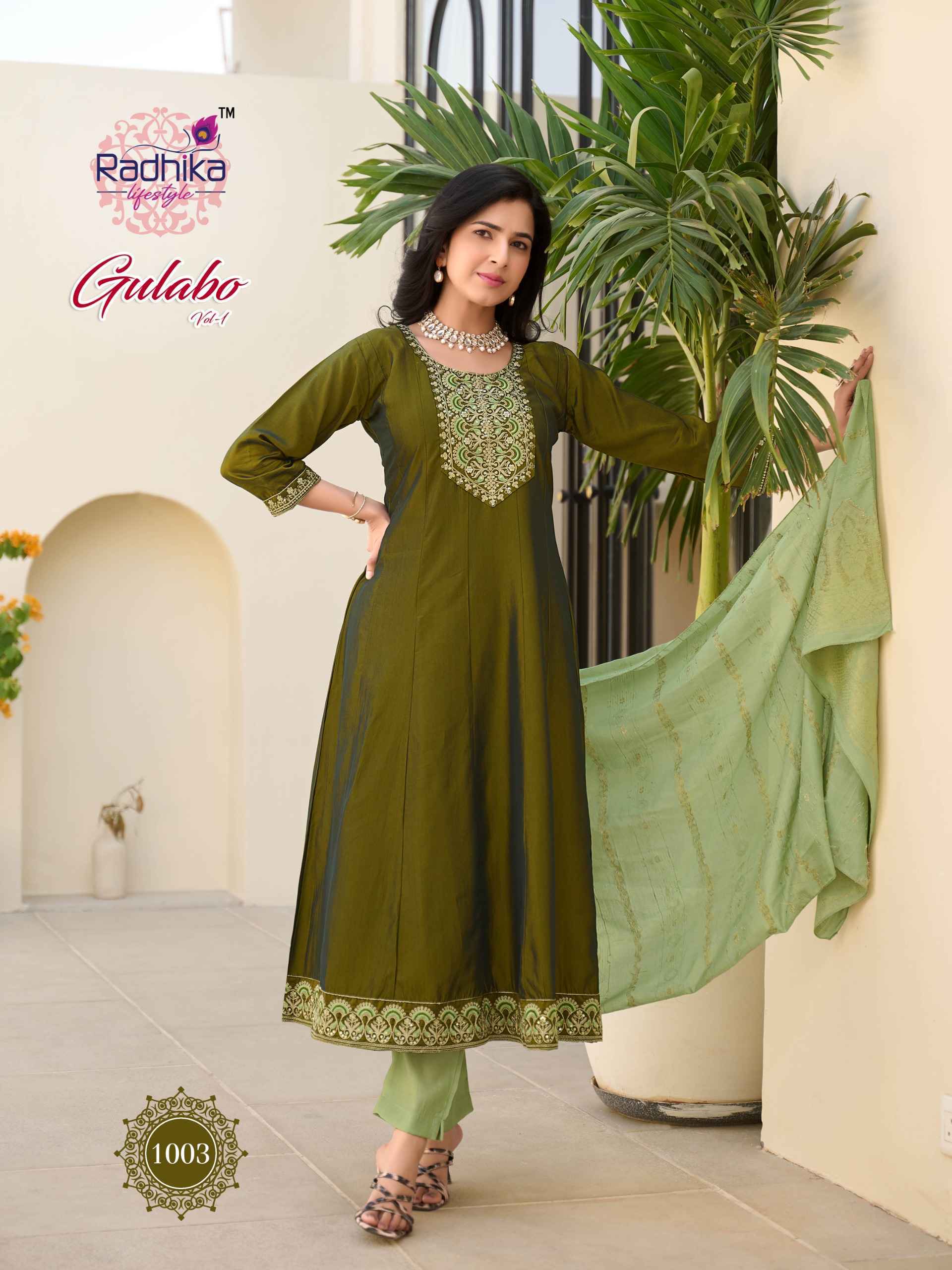 Radhika Lifestyle Gulabo Vol-1 Rangeela Readymade Suit (6 pcs Catalogue)