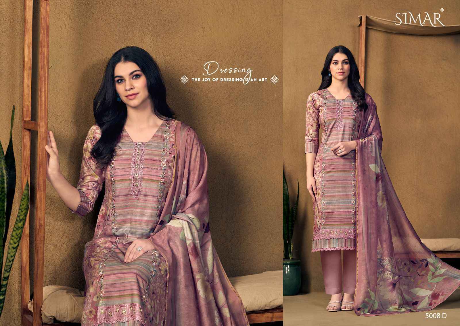 Simar Bani Viscouse Pashmina Dress Material 4 pcs Catalogue