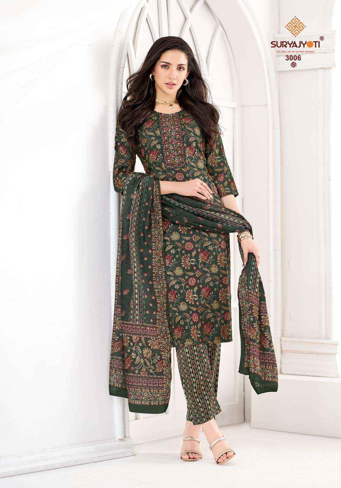 Suryajyoti Kritika Advance Vol-3 Readymade Rayon Dress (10 pcs Catalogue)