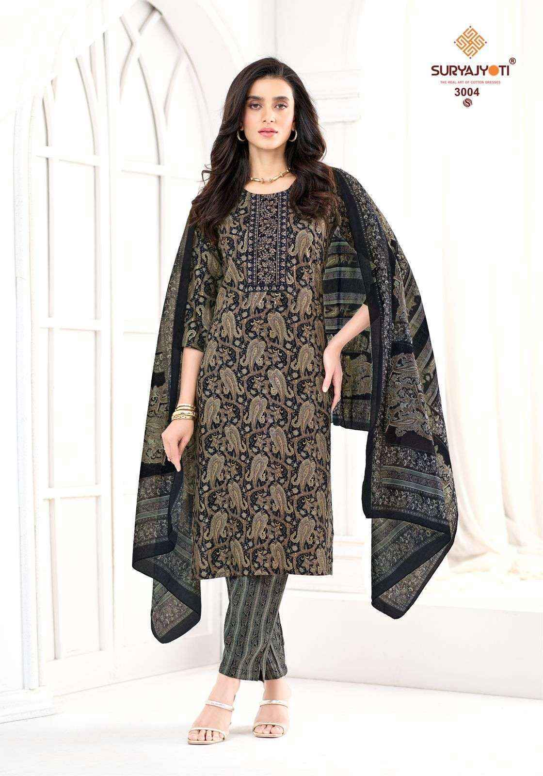 Suryajyoti Kritika Advance Vol-3 Readymade Rayon Dress (10 pcs Catalogue)