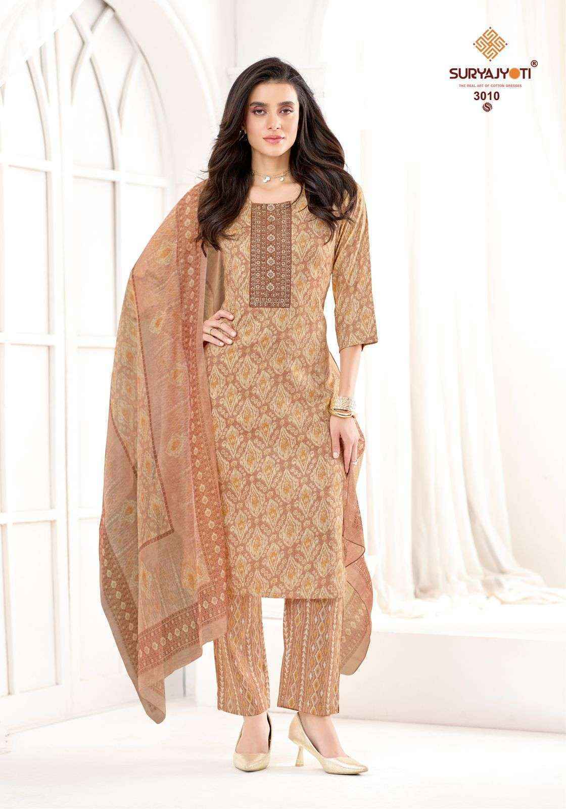 Suryajyoti Kritika Advance Vol-3 Readymade Rayon Dress (10 pcs Catalogue)