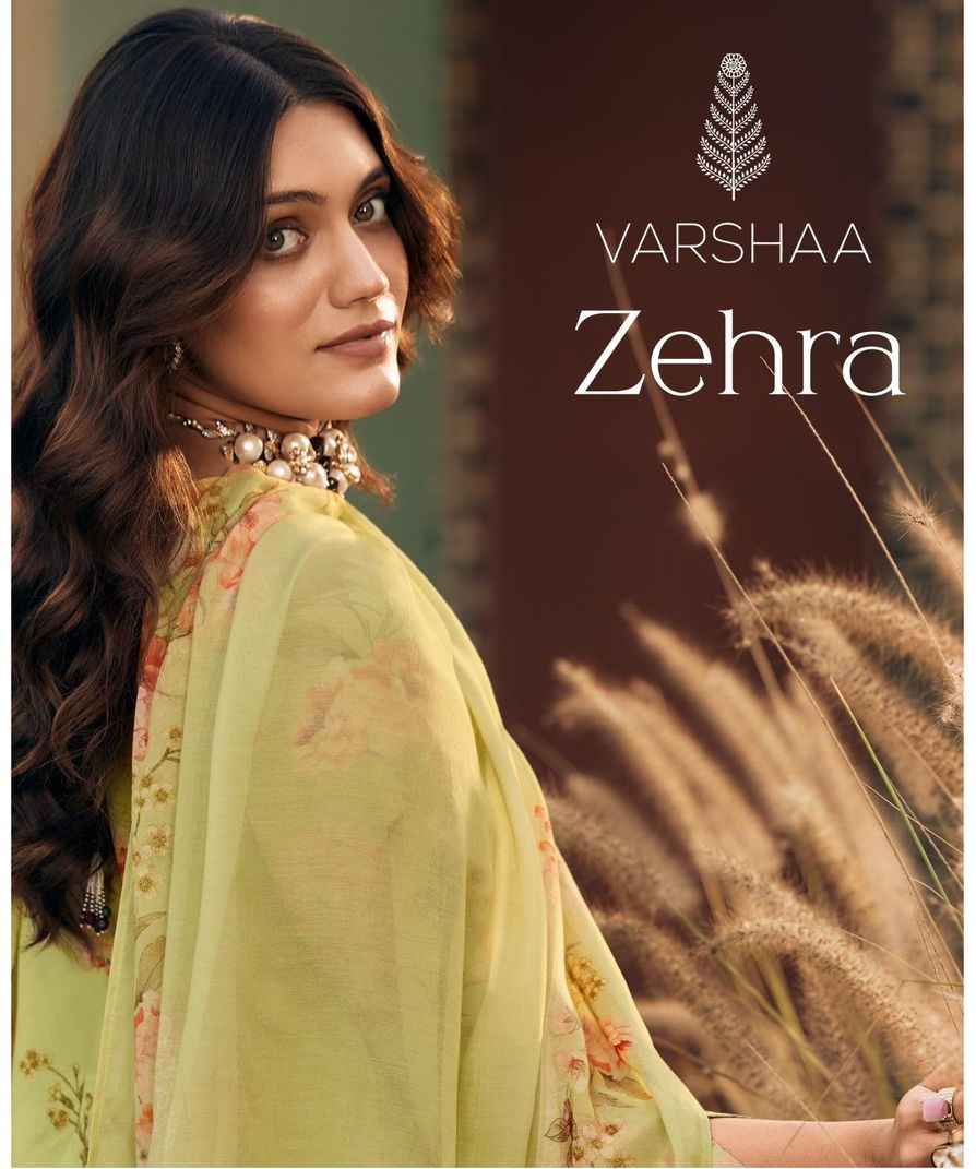 Varshaa Zehra Mul Chanderi Dress Material (5 pcs Catalogue)
