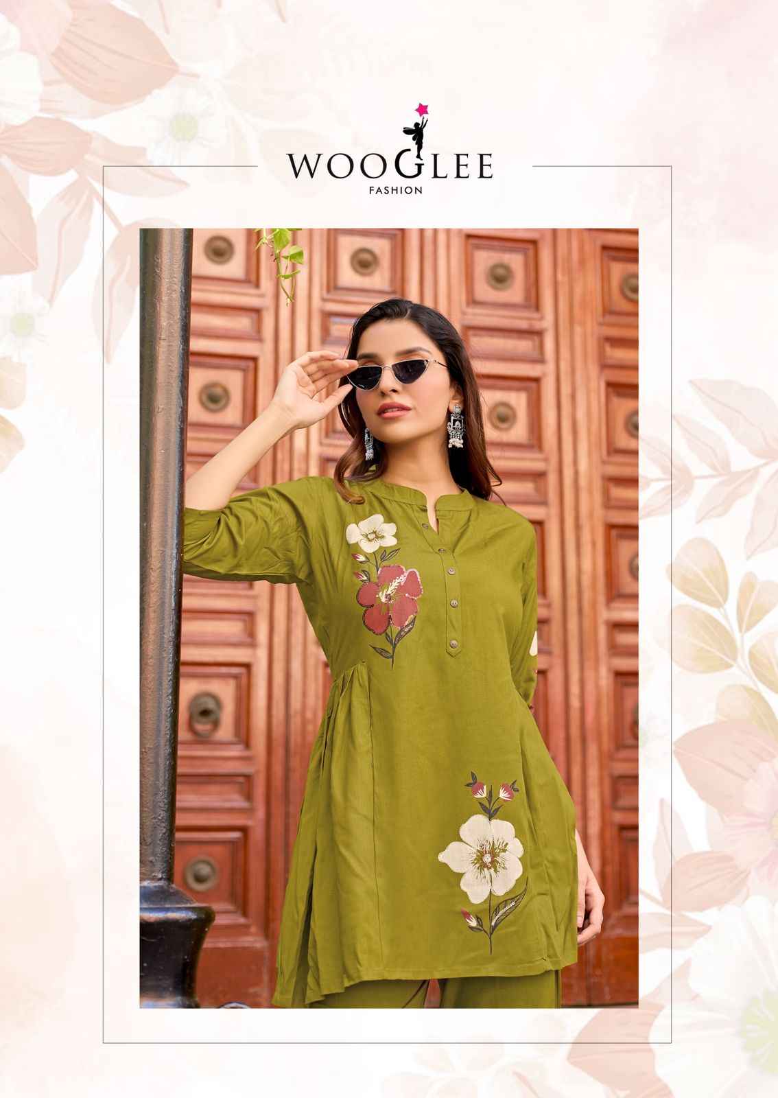 Wooglee Tulip Vol-3 Rayon Co Ord Set (5 pcs Catalogue)