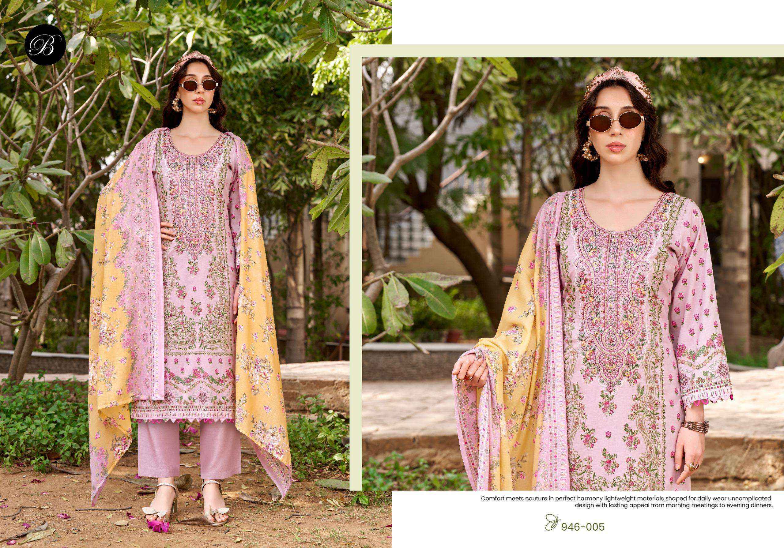 Belliza Naira Vol-130 Cotton Dress Material (8 pcs Cataloge)